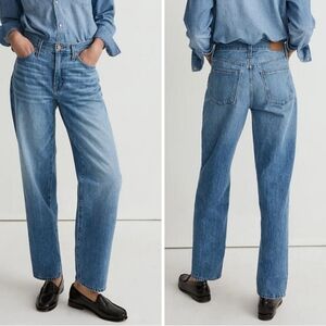 MADEWELL The Slouchy Boyjean in Rosewell wash relaxed fit